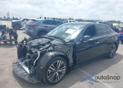2024 Infiniti Q50 Sensory z USA, uszkodzony, nr VIN JN1EV7CP2RM601184